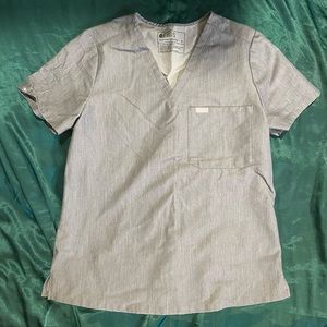 FIGS Caterina scrub top medium Graphite